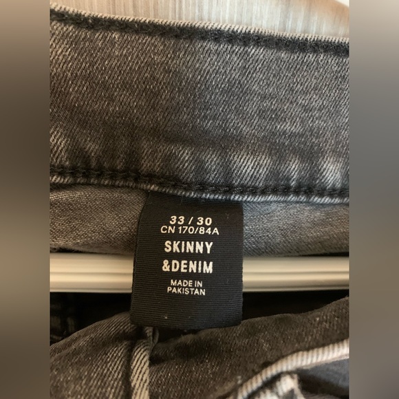 H&M Skinny & Denim Jeans (US 33/30 size) - Picture 2 of 7